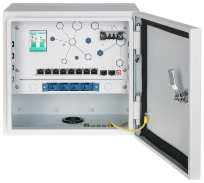 Punct de distribuție pentru camere de exterior EXPERT EXPERT-POE/OTD-8G2GSFP, 8 porturi + 2 SFP