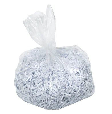 Pungi de plastic (40L) pentru Distrugator Documente Leitz, 100 buc/set, transparent, "80080000"