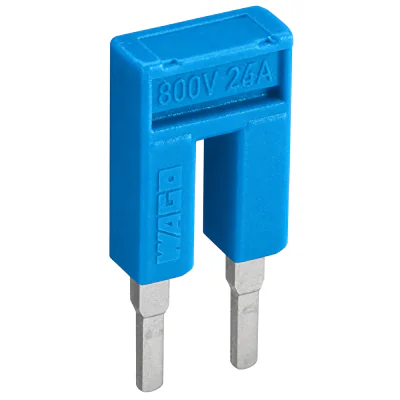 Punte de legătură izolată cu 2 căi WAGO WAGO-2002-402/000-006, albastră, 800 V