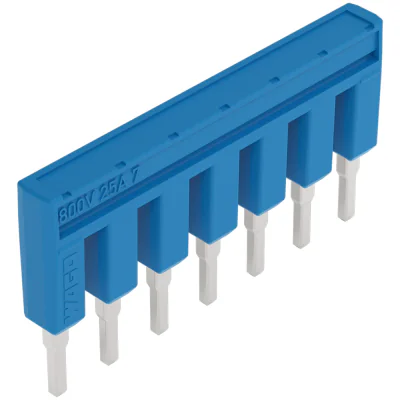 Punte de legătură izolată cu 7 căi WAGO WAGO-2002-407/000-006, albastră, 800 V