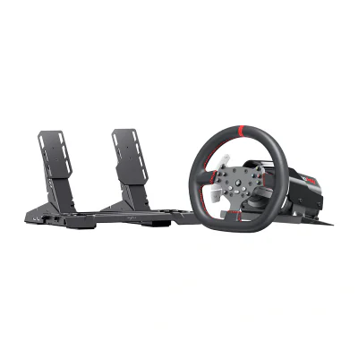 PXN-V10 Set ultra gaming - volan + pedală + cleme + accesorii de montare (PS4 / Xbox one / PC / Xbox Series X&S)