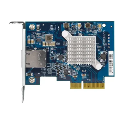 QNAP QXG-10G1T, Internal, Wired, PCI Express, Ethernet, 10000 Mbit/s, Blue