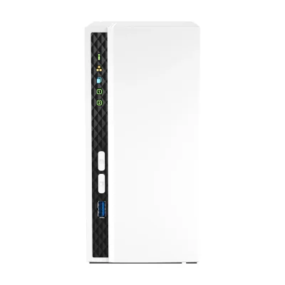 QNAP TS-233, NAS, Tower, ARM, Cortex-A55, 2 GB, 0 TB