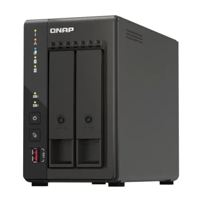 QNAP TS-253E, NAS, Tower, Intel® Celeron®, J6412, 8 GB, 0 TB