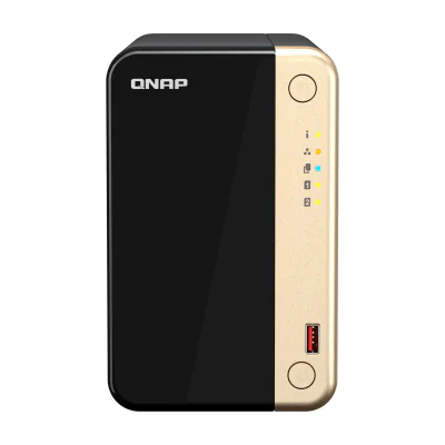 QNAP TS-264, NAS, Tower, Intel® Celeron®, N5095, 8 GB, 0 TB
