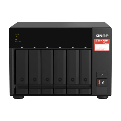 QNAP TS-673A, NAS, Tower, Ryzen Embedded, V1500B, 8 GB, DDR4