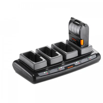 QUAD CHARGER R210 FOR 4 BATT/PBP-R200 INCL PWR SUPPLY+CORD IN