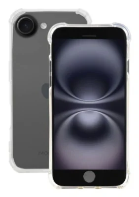 R SERIES FOR IPHONE 16E -/TRANSPARENT - SOFT BAG