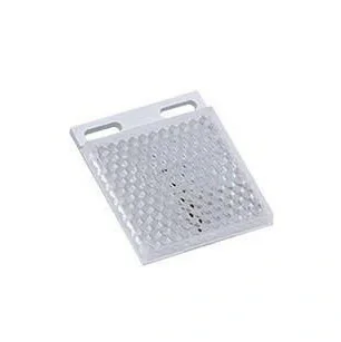 R4 = Prismatic reflector 47x 47 mm - plastic support 51.5 x 61 mm
