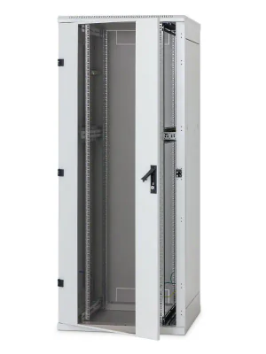 Rack de podea 19 Triton 27U 600x1000mm usa fata metal perforat panouri laterale/spate detasabile sectiuni pentru ventilatie activa,sectiuni acces cabluri sus/jos/spate IP20 gri