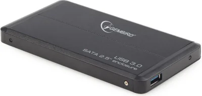 GEMBIRD EE2-U3S-2 HDD/SSD enclosure for 2.5 SATA - USB 3.0 Aluminium Black