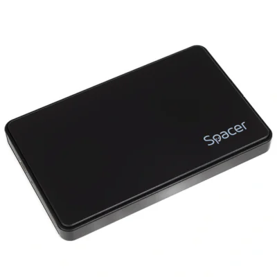 Rack extern HDD/SSD 2.5" Spacer USB-C 3.1 negru