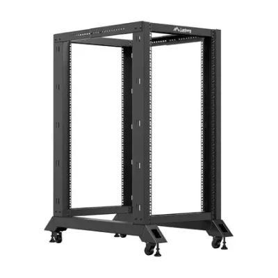 Rack Open Frame Lanberg 19" 22U, 600x1000, negru