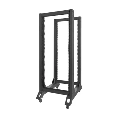 Rack Open Frame Lanberg 19" 27U, 600x800mm, negru