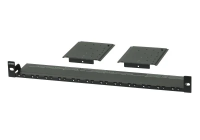 Rackmount kit video extender ATEN VE-RMK1U. Tipul: Placă montare, Culoarea produsului: Negru. Cantitate per ambalaj: 1 buc.. Greutate: 715 g