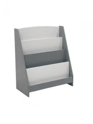 Raft depozitare carti, gri, MDF, U-Grow