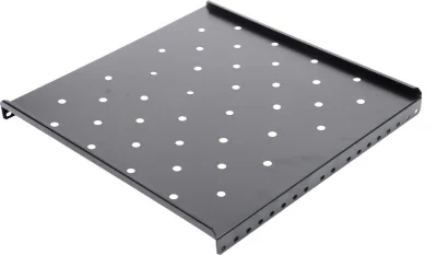 RAFT FIX SPACER 1U pentru rack 19", adancime 650mm, pt. cabinet de 1000mm, sarcina maxima 60Kg, vopsea antistatic, otel 1.2mm, black, "SPSF-1U650-BK-03"
