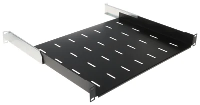 Raft reglabil pentru rack STALFLEX E-RSA19-1U-350B, 19", 1U, adâncime 350 mm