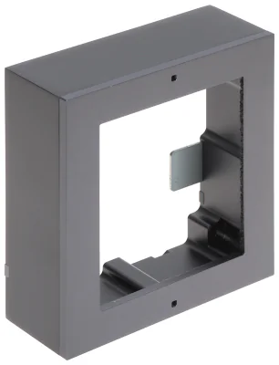 Ramă de montaj pentru 1 modul, post exterior modular seria KD8 Pro HIKVISION DS-KD-ACW1, montaj aparent, capac aluminiu
