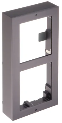 Ramă de montaj pentru 2 module, post exterior modular seria KD8 Pro HIKVISION DS-KD-ACW2, montaj aparent, capac aluminiu