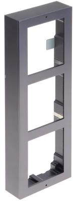 Ramă de montaj pentru 3 module, post exterior modular seria KD8 Pro HIKVISION DS-KD-ACW3, montaj aparent, capac aluminiu