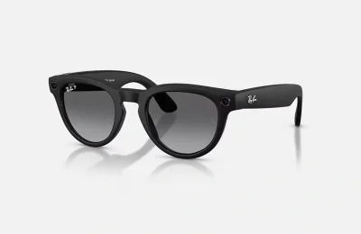 Ray-Ban Meta Headliner Gen 2 AI Glasses Matte Black/Polar Gradient Graphite RW4013 601ST3 50