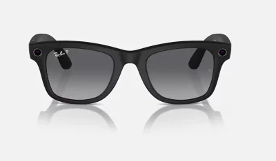 Ray-Ban Meta Wayfarer AI Glasses Matte Black/Polar Gradient Graphite