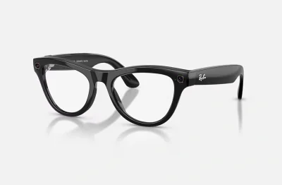 RayBan Meta SKYLER High Bridge Fit - Shinny Black - Amethyst Transitions® Gen2