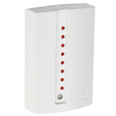 Receptor cu 8 canale ELMES CH8HR-HET, 433,92 MHz, 8 ieșiri releu NO/NC, alimentare 11-15 V DC
