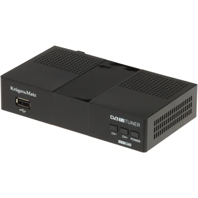Receptor digital HD DVB-T/DVB-T2/DVB-C KM0550D, H.265/HEVC