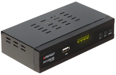 Receptor digital HD DVB-T/DVB-T2/DVB-C OPTICUM AX-LION-NS, H.265/HEVC