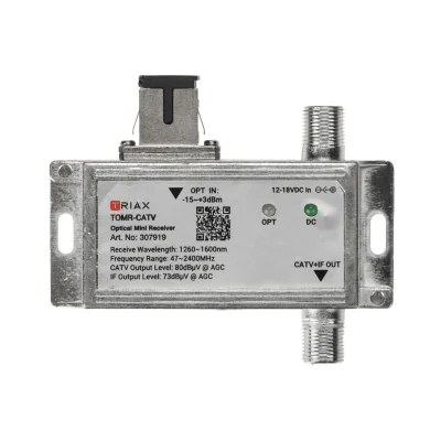 Receptor optic TRIAX TOMR-CATV, 47-862 MHz CATV