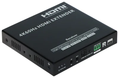 Receptor pentru extender HDMI prin IP DELTA MULTIMEDIA HDMI-EX-IP-4K-X1/RX, 4K