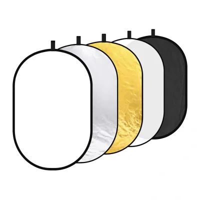 Reflector portabil pentru fotografie 5-în-1, 80 x 120 cm