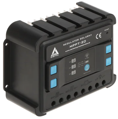 Regulator de încărcare solar MPPT SCC-20A-MPPT, 12 / 24 V, 20 A