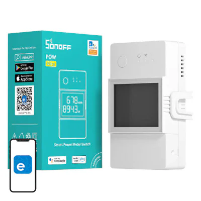 Releu Wi-Fi cu funcție de măsurare a curentului Sonoff POWR316D POW Elite