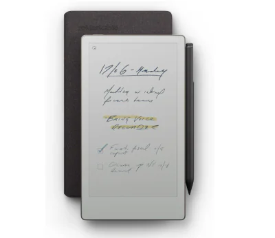 reMarkable Paper Pro Move with MarkerPlus and Book Folio Weave (Basalt)