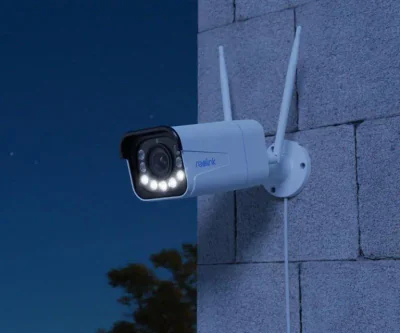 Reolink RLC-811WA W430 8MP 4K IR 30m Cameră de supraveghere Wi-Fi, Detectie oameni/vehicule/animale, PoE,  IP67, Audio bidirecțional, Instalare ușoară și flexibilă, pana la 512GB SD card