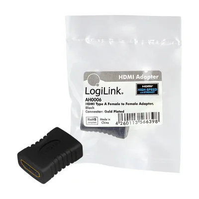 REPEATER semnal LOGILINK, HDMI (M) la HDMI (M), extindere semnal, negru, "AH0006"