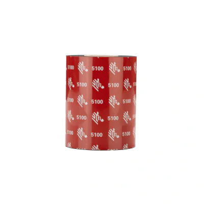 Resin Ribbon, 83mmx450m (3.27inx1476ft), 5100; Premium, 25mm (1in) core, 6/box
