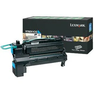 Cartus toner Lexmark Cyan Return Program cap. mare X792X1CG