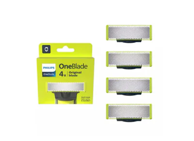 Rezerva OneBlade QP240/50 kit 4 lame,compatibil OneBlade si OneBladePro, Verde