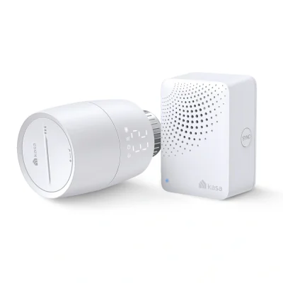 TP-LINK KE100 KIT, Termostat smart wireless pentru calorifer, 2.4 GHz Wi-Fi, 868 MHz, Android 5.0 sau mai recentă, iOS 10 sau mai recentă.