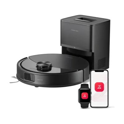 Roborock Q10 VF+, Bagless, Black, Dust bag, 0.5 L, Charging, 65 dB