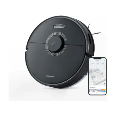 Roborock Q7 Max, Bagless, Black, Round, 0.47 L, Charging, 67 dB