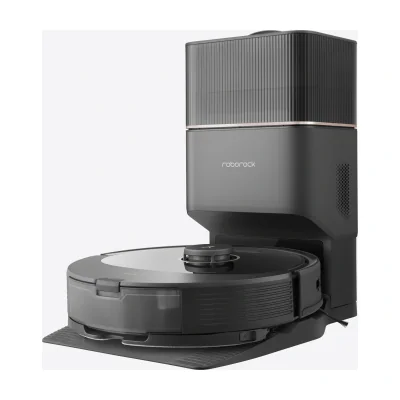 Roborock Q8 Max+, Combi, Black, Round, Dust bag, 0.47 L, Charging, Purification