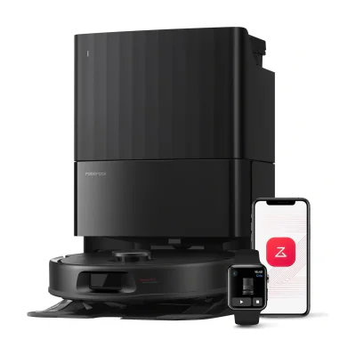 Roborock QR 598, Combi, Black, Dust bag, 0.33 L, Charging, Purification, 64 dB