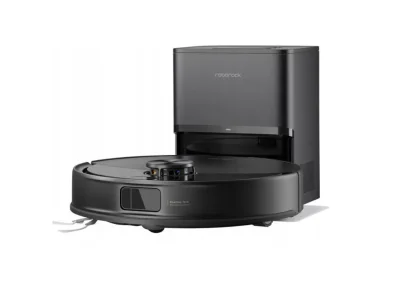 Robot de aspirare Roborock Q10 PF+, aspirator si mop cu statie de golire automata, 10.000 Pa, baterie 5.200 mAh, autonomie 180 min, navigatie AI, recipient praf 2.7L, Liftable Mop, Suport Alexa si Google Home, negru