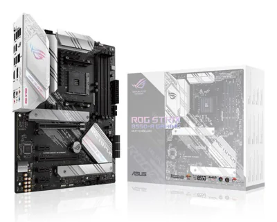 ASUS ROG STRIX B550-A GAMING, AMD, Socket AM4, AMD Ryzen™ 3, DDR4-SDRAM, 128 GB, DIMM