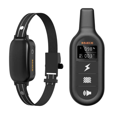 Rojeco 1000M PD521 Colier electric de lătrat (negru)